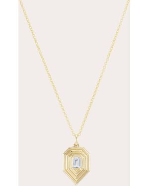 ParkFord Moonstone & 14K Revival Pendant Necklace - Natural