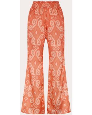 Aguaclara Palais Des Orangers Cotton Silk Pull-On Pants Cotton/Silk