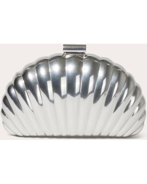 Jonathan Simkhai Monet Shell Clutch - Metallic