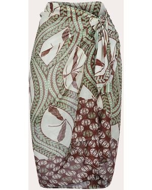 Aguaclara Le Bedouine Pareo Scarf - Green