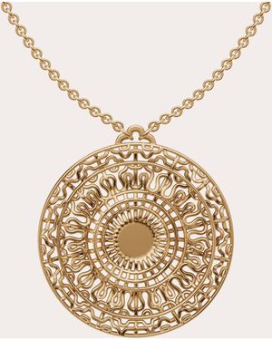 MUVEIL Vermeil 528Hz Pendant Necklace - Metallic