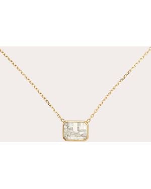 Moritz Glik Diamond & 18K Esmeralda Shaker Pendant Necklace - Natural