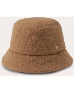 Helen Kaminski Rita Wool Bouclé Bucket Hat - Natural