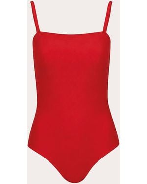 Verde Limon Sumatra One-Piece - Red