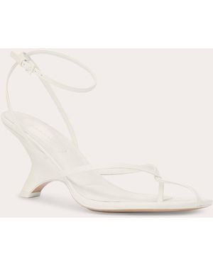 Jonathan Simkhai Kelsey Leather Strappy Wedge Sandal - Natural