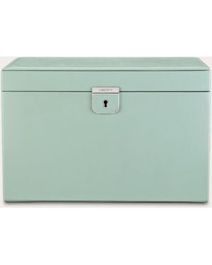 Wolf Liberty Large Jewelry Box - Green