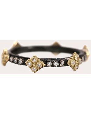 Armenta Diamond & Blackened Two-Tone Crivelli Ring - Natural