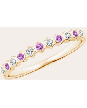 Natori Amethyst & Diamond 14K Ring - Natural