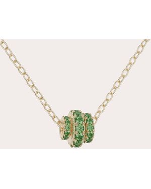 Spinelli Kilcollin Emerald & 18K Vesta Necklace - Green