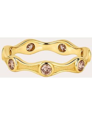 Jennifer DeMoro Diamond & 18K So Wavy Ring - Metallic