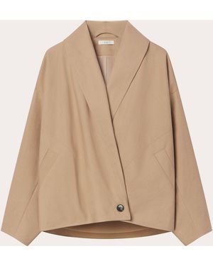 Co. 'Stton Twill Wrap Jacket - Natural