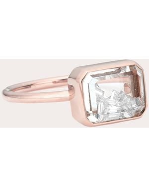 Moritz Glik Diamond & 18K Esmeralda Shaker Ring - Natural