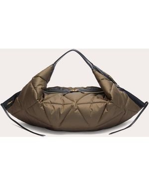 3.1 Phillip Lim Luna Large Folded Ripstop Handbag - Metallic