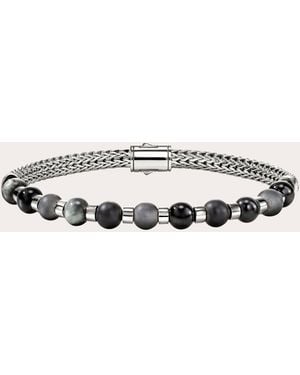 John Hardy Onyx & Hematite Beaded Bracelet - Natural