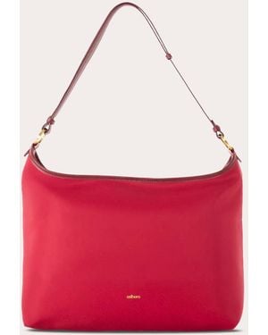 Esterah Rider Nylon Hobo Bag - Red