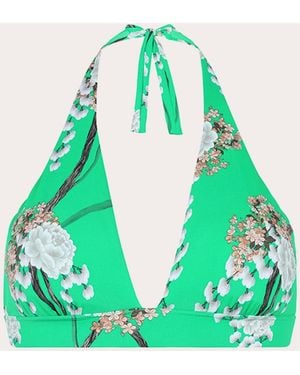 Aguaclara Jade Missy Halter Bikini Top - Green