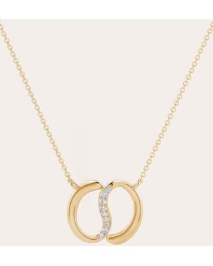 Natori Shangri-La 14K Diamond Yin-Yang Pendant Necklace - Natural