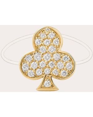 MYSTERYJOY Diamond & 18K Large Harmonie Ring - White
