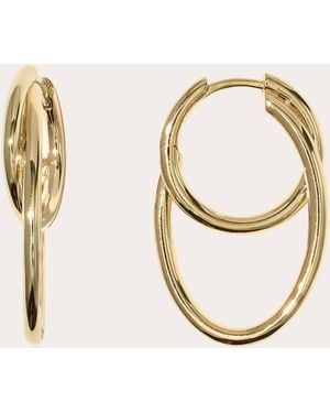 Otiumberg Loom Hoop Earrings - Natural