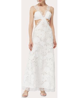 Waimari Sahara Lace Cutout Maxi Dress - White