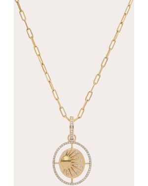 Preeti Sandhu Diamond & 14K Eos Medallion - Natural