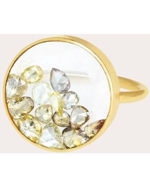 Moritz Glik Diamond & 18K Core 16 Shaker Ring - Metallic