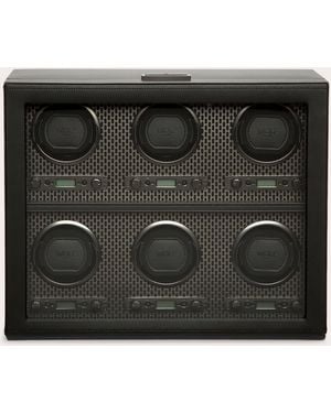 Wolf Axis 6-Piece Watch Winder - Black