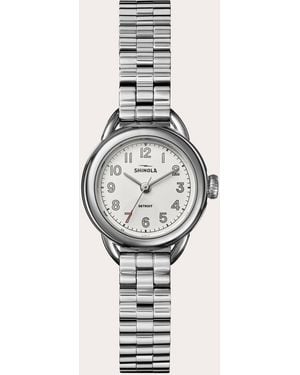 Shinola Runabout 25Mm Bracelet Watch - White