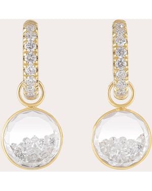 Moritz Glik Diamond & 18K Gala Shaker Hoop Earrings - Natural
