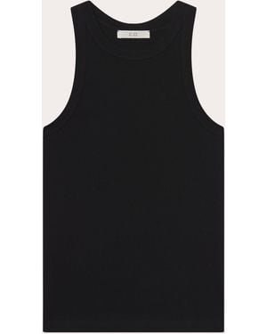Co. 'Stton Jersey Fitted Racerback Tank Top - Black