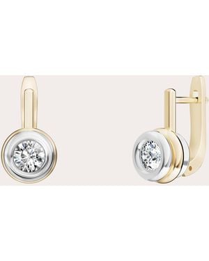 Chelsea Gabrielle Diamond Isolé Petite Drop Earrings - Natural