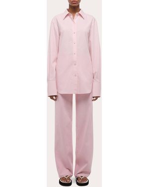 Helmut Lang Poplin Knot Shirt - Pink