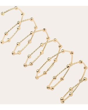 Ritique 18K Planeti Wire Spiral Ring - Natural