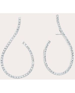 Graziela Gems Diamond & 18K Mega Swirl Earrings 8K - Natural