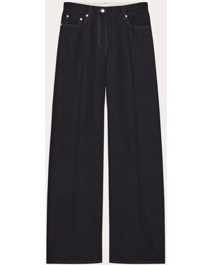Helmut Lang Relaxed Bootcut Pants - Blue