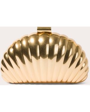 Jonathan Simkhai Monet Shell Clutch - Metallic