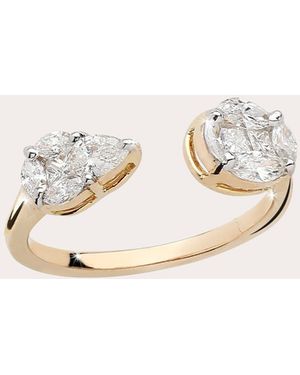 Ritique Diamond & 18K Illusion Duo Ring - Natural