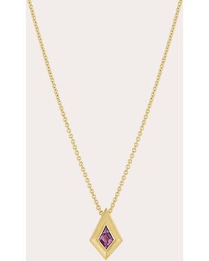 Jennifer DeMoro Amethyst & 18K Stardust Pendant Necklace - Natural