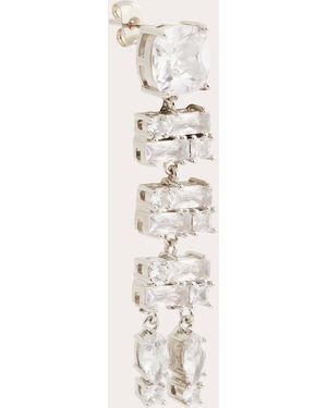 Rabanne Tone Crystal Earrings - Natural