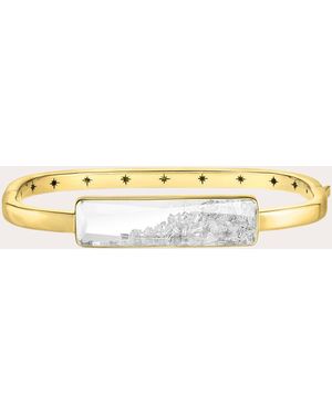 Moritz Glik Diamond & 18K Core Shaker Bangle - Metallic