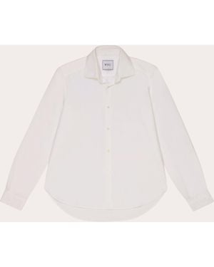 With Nothing Underneath The Classic Oxford Shirt - Natural
