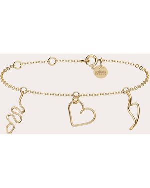 Atelier Paulin Dare To Love Me Charm Bracelet - Natural