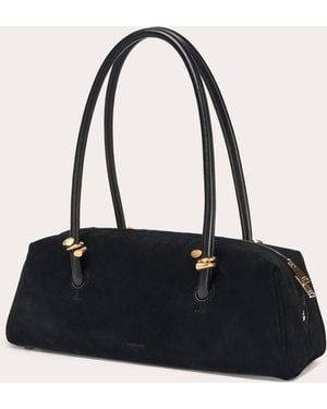 Jonathan Simkhai Devon Suede Shoulder Bag - Black