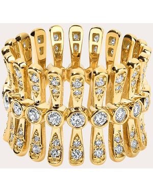 Elior Diamond & 18K Metropolis Ring - Metallic