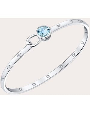 Future Fortune Aquamarine & Diamond Empress Bracelet - Natural