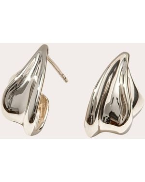 Otiumberg Wave Huggie Earrings - Natural