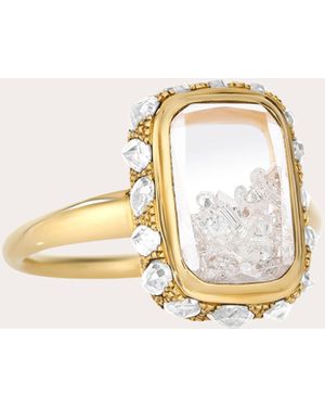 Moritz Glik Diamond & 18K Petite Antique Shaker Ring - Natural