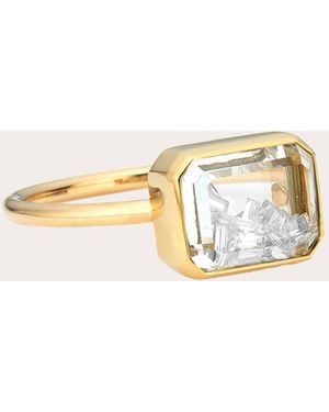 Moritz Glik Diamond & 18K Esmeralda Shaker Ring - Natural