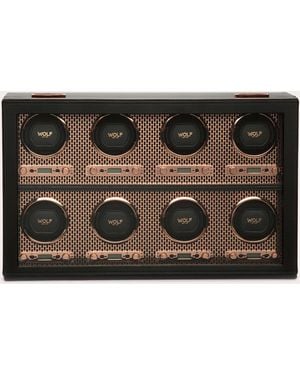 Wolf Axis 8-Piece Watch Winder - Black