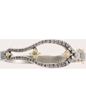 Armenta Horseshoe Sterling 18K Diamond Bracelet - Natural